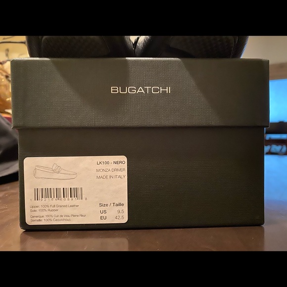 Bugatchi Full grain leather driver. Made in Italy. - Picture 6 of 7